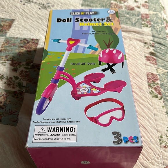 click n play Other - Click N Play doll scooter and helmet set. New